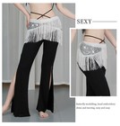 Women s Belly Dance Hip Scarf Sequin Fringe Wrap Belt Shimmer Tassel Costume