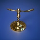 Vintage Brass 7-light Rotating Arm Temple Menorah 10   x 10    Euc 