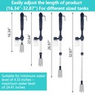 Electric Aquarium Vacuum Gravel Cleaner Adjustable Automatic Fish Tank Cleaner