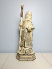 Large 56cm Statue Of Shou Lao Antique Mosaic Old Chinese God Carving