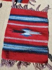 Set Of 7 Chimayo Placemats New Mexico 4x Red Blue 3x Gray Fringe 18 x12 