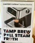 Chefman Rj54-ss-15-d Craftbrew Espresso Machine W  Steam Wand And Touch Controls