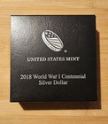 Set Of 2  2018 - P World War I Centennial Proof Silver Dollar