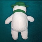 Eden The Snowman 14  Stuffed Plush Medium Green Raymond Briggs Hat Scarf Vintage