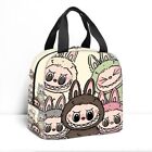 Cute Labubu The Monster Lunch Bag Aluminum Foil Thickening Handheld Thermal Bag