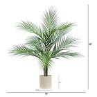 Mainstays 30 h Artificial Indoor Palm Tree In Plastic Vanilla Planter New