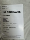 The Dinosaurs Program playbill - Playwrights Horizons Nyc - Off Broadway 2026