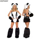 Women Sexy Furry Cartoon Animal Anime Rabbit Fox Catwoman Fancy Dress Costume