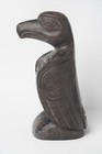 Vintage Amos Wallace 1964 Tlingit Eagle Figure Griffins Alaska Signed Native Art