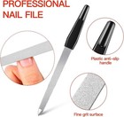 12pcs Metal Nail File 6 7  Stainless Steel Double Sided Manicure Pedicure Tool