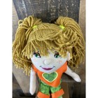 Vintage Dan Dee Plush Kool Kids Rag Doll Yarn Hair 14  Blonde