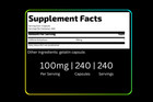 Pure Caffeination Pharma Grade Caffeine 100mg Pills  240 Capsules  240 Servings