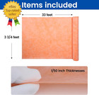 Waterproofing Membrane For Shower 3 8x33feet  125 Sq Ft  23 6 Thick Uncoupling
