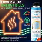 Closed Cell Spray Foam 18x32 80oz     Self Expanding Thermal   Sound Insulation