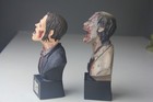 Set Of 2 Neca Amc The Walking Dead Zombie Mini Busts