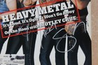 Motley Crue Nikki Sixx Autographed Signed 1987 Rolling Stone Magazine Girls Era