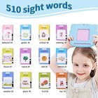 510 Sight Words Talking Flash Cards Toddler Toys Pocket Speech For Toddlers 