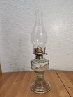 Paloma Burner Clear Glass Oil Lamp W glass Chimney 13  Tall New In 