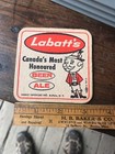 Labatt Beer Canada Canadian Coaster Vtg Rare Htf Ale Cartoon 60s Labatt   s Orig