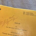 Michael Jordan Autographed Space Jam - Rare Cast Members Shooting Script Reprint