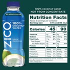 Zico 100  Coconut Water With No Added Sugar  16 9 Fl Oz  pack Of 12   Basic