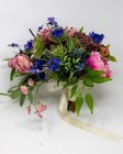 Bridal Faux Flower Wedding Bouquet  Teardrop Bridal Bouquet