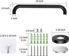 Zuext 16 Inch Oil Rubbed Black Stainless Steel Shower Grab Bar  Bathroom Safety