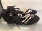 Dance And Sway Women Black Ballroom Dance Shoes Ankle Strap Us 8 Eu 39