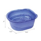 Universal Pedi Bath Liners 100 Count Disposable Pedicure Tub Blue Forpro Thicker