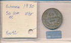 Bulgaria  -  1930 - 50 Leva Silver -  3573