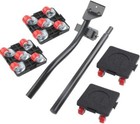  Us Heavy Furniture Mover Dolly Set With Lifter 5-wheel Furniture Moving Tools 