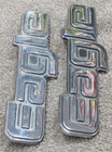 Vtg 1980 - 1986 Amc Eagle   3734418 Pair Set Of 2 Trunk Fender Emblem Badge Set