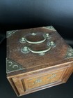 Rare Antique Vintage Mahjong Set Early 1920   s Double Handle Box 5 Drawers