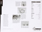 Yamaha 1991 Yz125 Promotional Flyer Double Sided Single Page