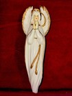 Vintage Rare Set Of 2 Dillards Porcelain 6    Angel Christmas Ornament Nib Sw43
