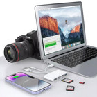1pc Memory Card Reader 5 In 1 Usb Otg Adapter Sd Card Reader For Iphone ipad