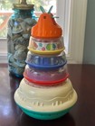 Playskool Hasbro Bein  Busy Stack  n Twirl Air Powered Toy 2003 Plastic  Video 