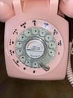 Retro Pink Rotary Dial Telephone Squdin  System Phone  Ctr307 Untested