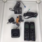 Panasonic 2-line Kx-tg9542b Cordless Base   Two Kx-tga950b Handsets Vgc