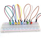Lot Of 100 Pcs 5mm Round White Red Yellow Green Blue Led Super Bright Bulb Light