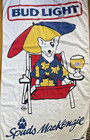 Vtg 1987 Spuds Mackenzie The Original Party Animal Bud Light Beach Towel