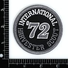 1972 International Harvester Scout Embroidered Patch Black dark Gray Iron sew-on