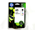 Hp  65 2pack Combo Ink Cartridges 65 Black And Color New Genuine Exp 05 2024