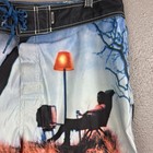 Dragonfly Pink Floyd The Wall Board Shorts Men   s Size 36 Surf Swim Trunks Music