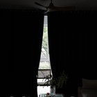 Moonvan Windows Black Blackout Curtains 63 Inches Long 2 Panels Set Grommet B   