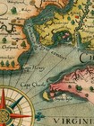 John Smiths Map Of Virginia 1627 Vintage Style Illustrated Map - 24x32