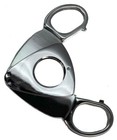 Cigar Boulevard Cigar Cutter Silver Polished Scissor Handles