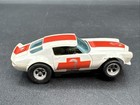 1970 Tyco Chevy Camaro  3 White Magnatraction Aurora Afx Slot Car Ho Scale