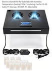 Electric Humidifier Cigar Cabinet Humidity  Control 110v Circulating 2 Fans