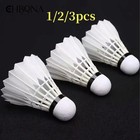 Shuttlecocks badmintons white Goose Feather Flying Stability Durable Badminton